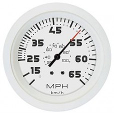 Спидометр, серия «White Domed», 0-65 mph, трубка Пито и шланг (6 м) в комплекте.
