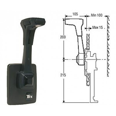 Привод дистанционного управления газом и реверсом «700SM».