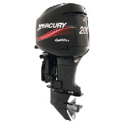 Лодочный мотор «Mercury 200XL Optimax» с дейдвудом 635 мм. Дополнительная защита для использования в соленой воде.