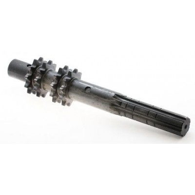 Вал передачи крутящего момента от коробки передач на цепную передачу с двумя двойными звездами, для моделей с планетарной коробкой передач (810-59) Вал передачи крутящего момента от коробки передач на цепную передачу с двумя двойными звездами, для моделей с планетарной коробкой передач (810-59)