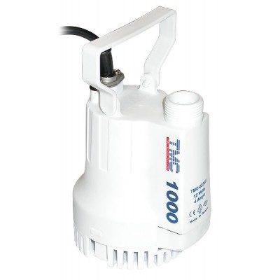 Трюмная помпа с вертикальным патрубком и рукояткой, 60 л/мин, 12 В