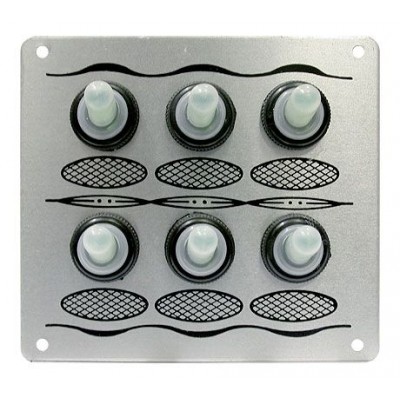 Панель, 6 тумблеров