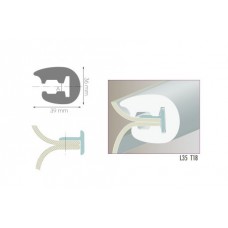 Промежуточная декоративная накладка для 'Tessilmare L35', серая