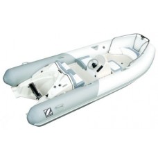 Надувная лодка Yachtline deluxe NEO 380 с синими вставками