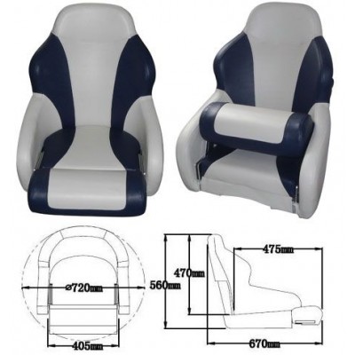 Кресло с болстером &laquo;Captain&raquo;