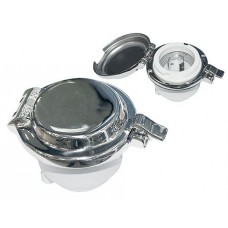 Розетка влагозащищенная, 30 А, нерж. сталь, IPХ7