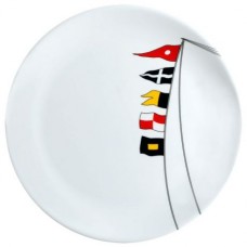 Тарелка плоская нескользящая &laquo;Regata&raquo;, 25 см, 6 шт