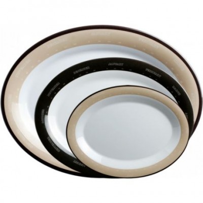 Овальные тарелки &laquo;Stars&raquo;, (24x14; 28,5x20,5; 38x28,5см), 3 шт