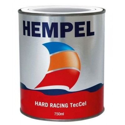 Необрастающая краска Hard Racing TecCel, голубая, 0,75 л