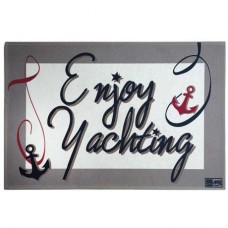 Коврик на нескользящей основе &laquo;Enjoy yachting&raquo;, 70×50 см