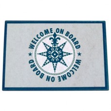 Коврик на нескользящей основе «WELCOME ON BOARD», 75×50 см