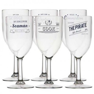 Бокалы винные 'Crew', 8,3х21 см, 6 шт.