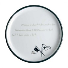 Тарелка десертная 'Welcome on board', 21 см, 6 шт