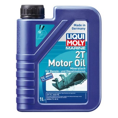 Минеральное моторое масло "Liqui Moly" для 2-х тактных моторов, 1 л